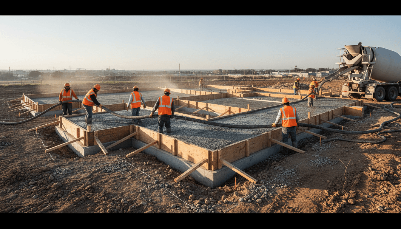 Ground-up construction